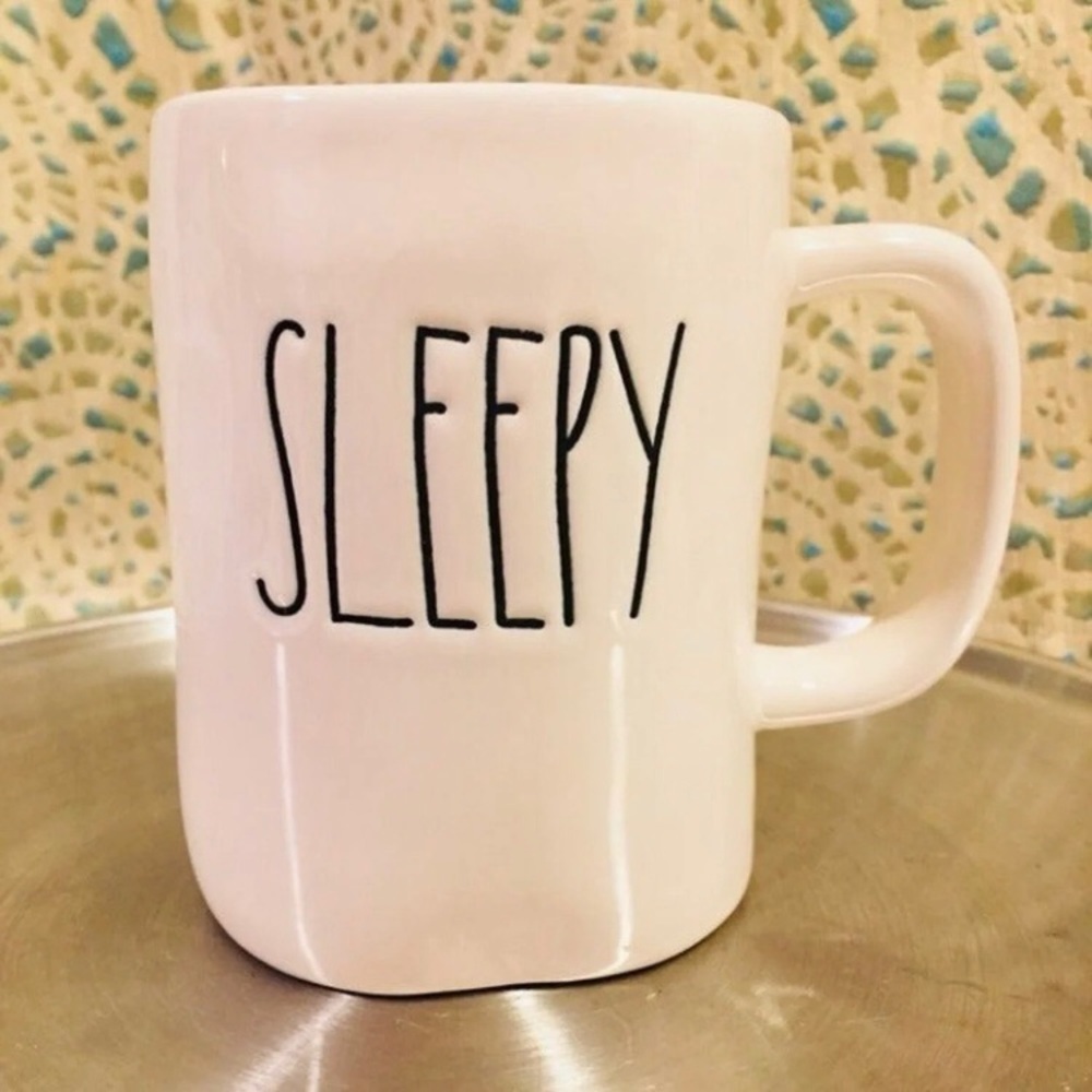 Rae Dunn SLEEPY Mug Coffee Tea ceramic - Picture 6 of 6